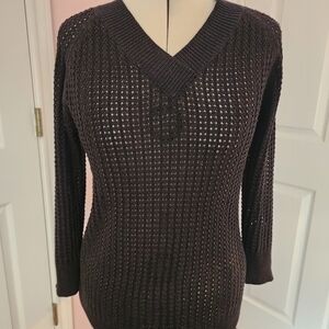 Pierri New York Black Knit Sweater